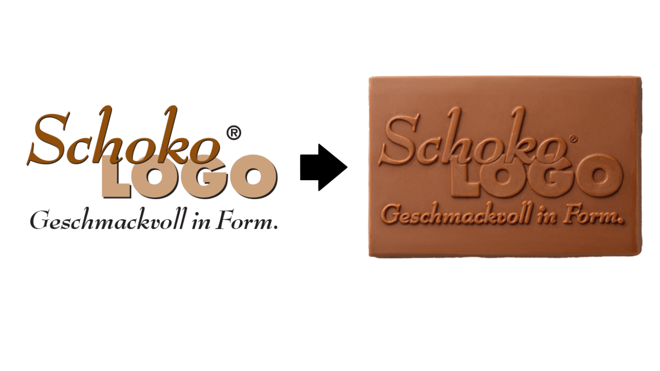 Schokologo Process mit Logo
